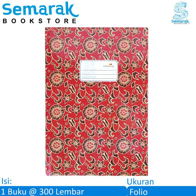 

Buku Sampul Tebal Paperline Hard Cover Folio [1 Buku @ 300 Lembar]