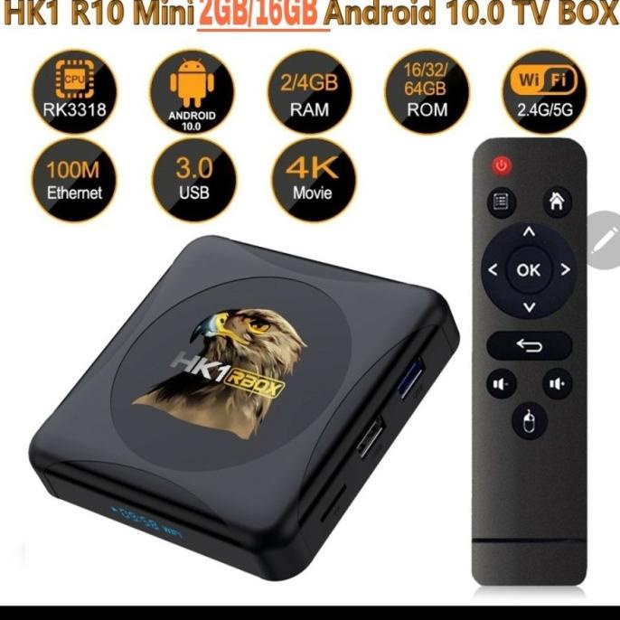 HK1 R1 RBOX Mini Android TV Box 2/16 GB 5G WiFi Bluetooth 4.0 USB 3.0
