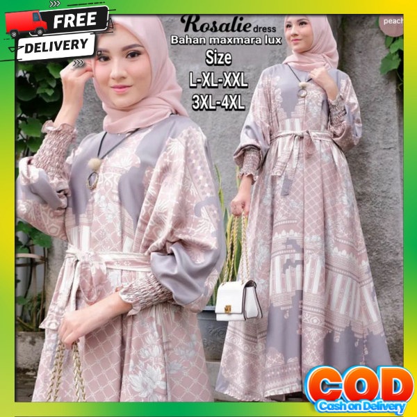 Dreas Branded Pengajian Ghamis Deres Remaja Jubah Cewek Muslimah Baj Gamis Model Ukuran S M L Lx Xxl