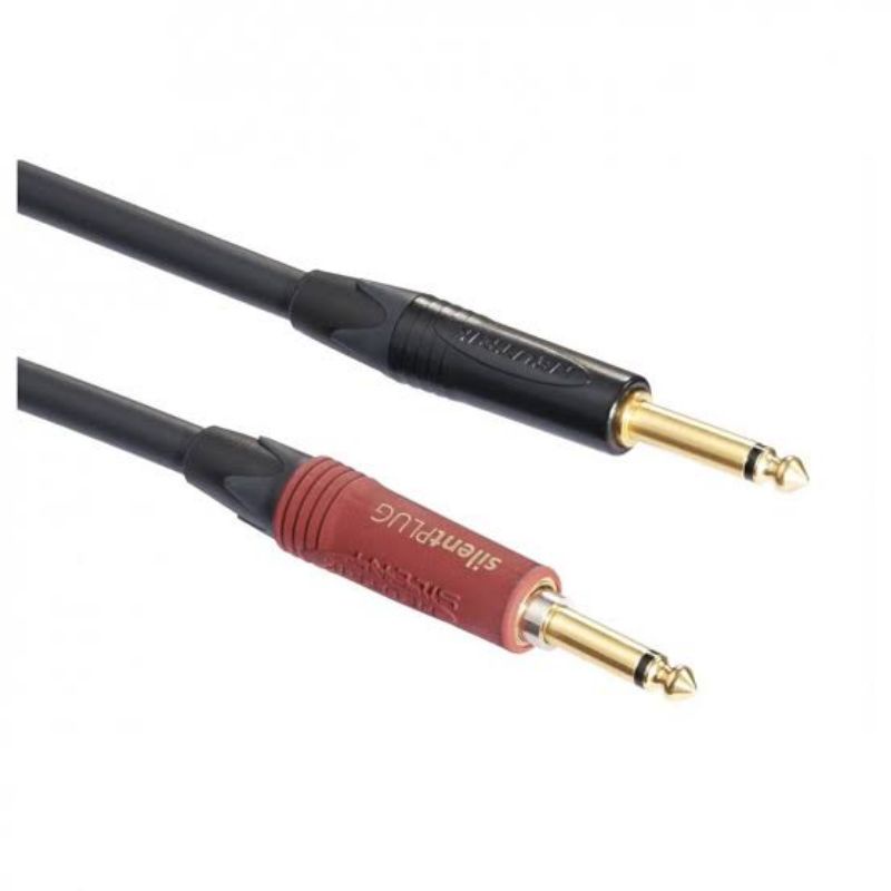 mogami gold instrument guitar 1 meter mogami 2524 - neutrik silent plug original