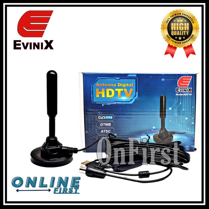 ANTENA TV DIGITAL / ANTENA SET TOP BOX TV DIGITAL DVBT2 EVINIX