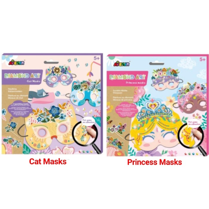 

Promo Mainan Kreatif Membuat Topeng Avenir Diamond Art Cat Princess Masks