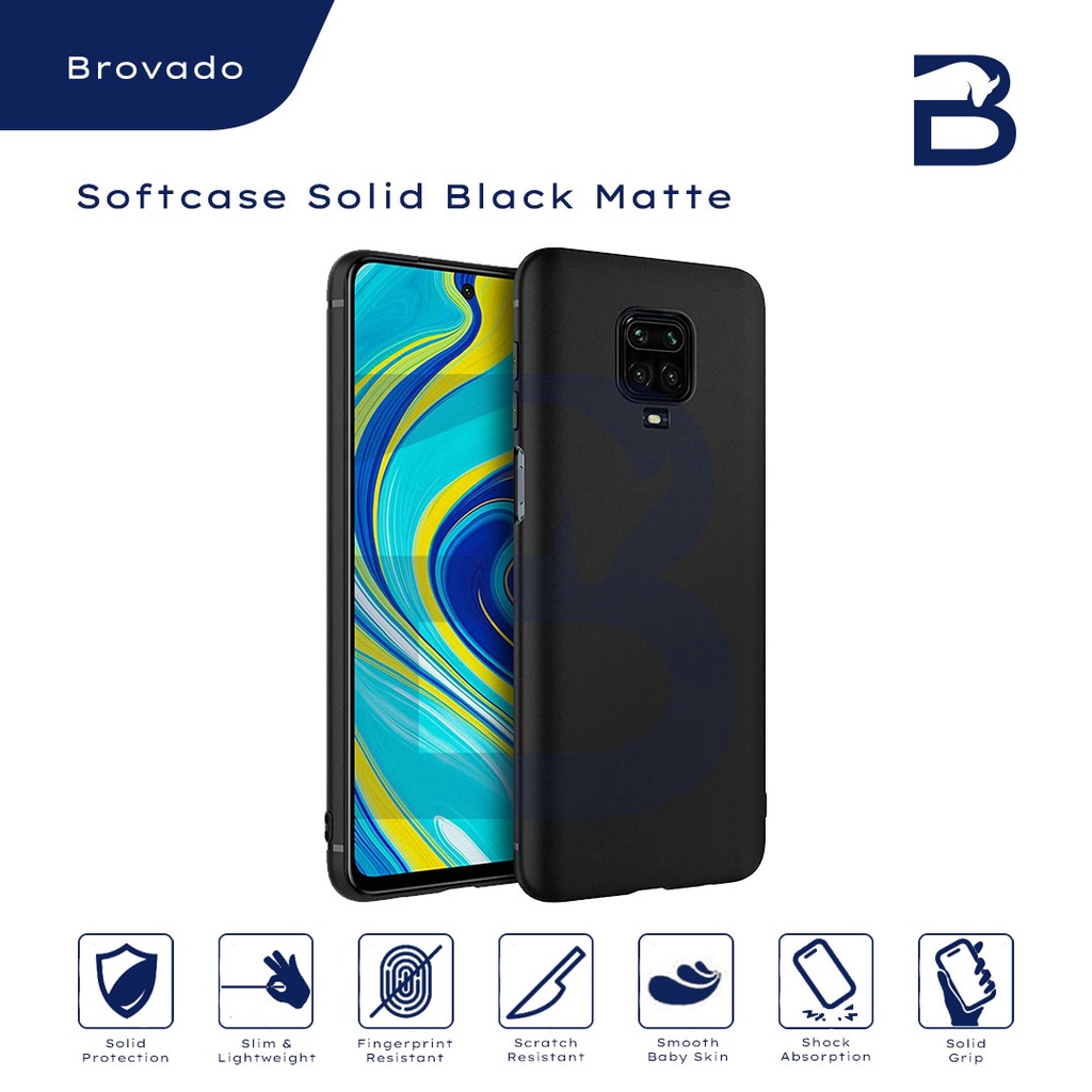 Casing Xiaomi Mi Mix 1 / 2 / 2s / 3 Softcase Solid Black Matte Silikon TPU Hitam