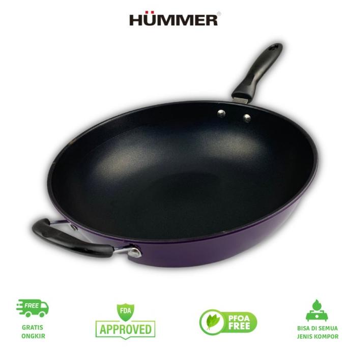 fiw Hummer Wajan Wok Teflon 30 cm