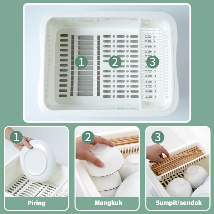 RAK PIRING PLASTIK TERTUTUP