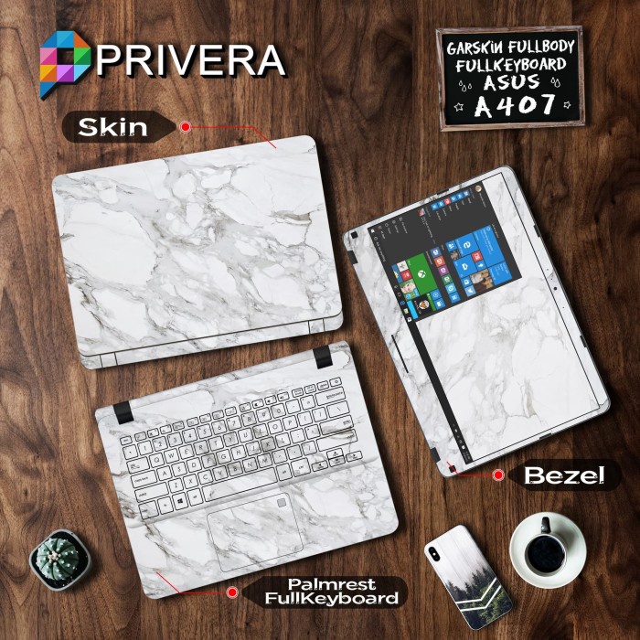 Promo Garskin Laptop Skin Laptop Fullbody Asus Vivobook A407 A407M A407Ma Th Terbaru