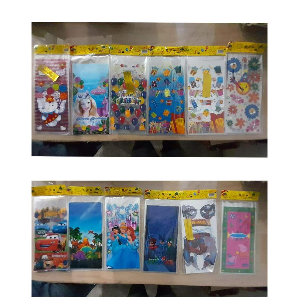 

Plastik bingkisan kado ulang tahun karakter isi 10pcs/PLASTIK SNACK Karakter isi 10pc Souvenir Bingkisan Ulang Tahun