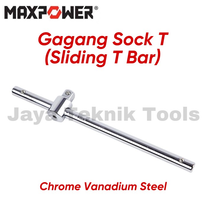 Promo Gagang Sock T Maxpower Sliding T Bar Sok Socket Shock Crv
