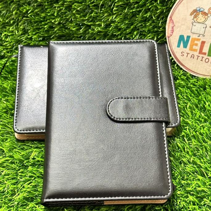 

Open DS] Buku Agenda Kulit A5 Bulanan Kancing Magned