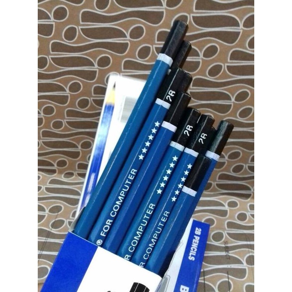 

$$$$] Pensil 2B Bossco biru