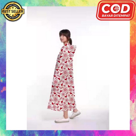 Jas Hujan Dewasa Karakter Hoodie Murah Eva Raincoat Lengan Polos Jas Hujan Dewasa Warna Mantel Jas H