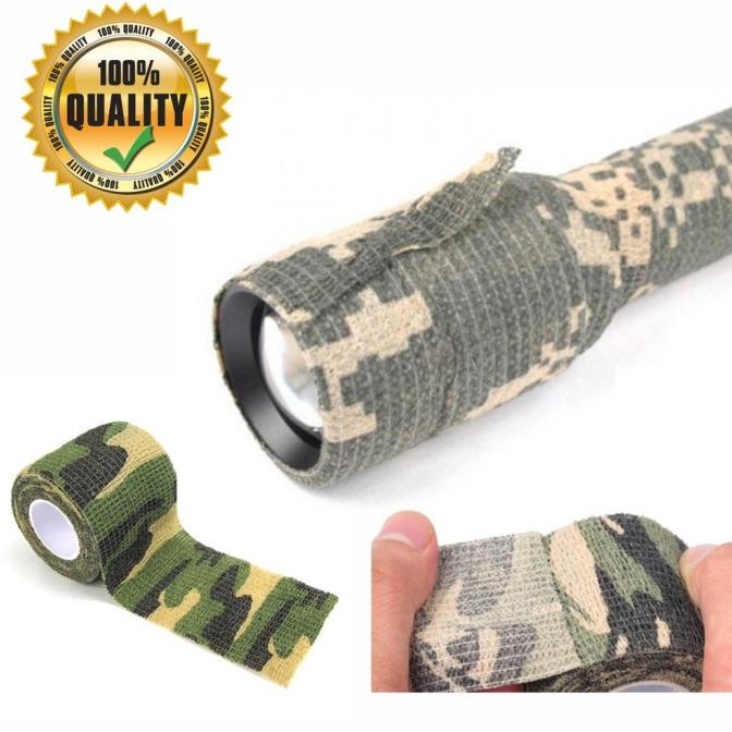 

------] Lakban Isolasi Kamuflase 5 cm / Lakban Camo / Camouflage Retractable
