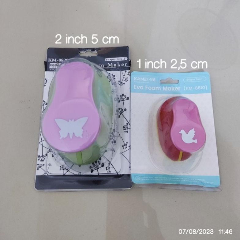 

COD Size 2 inch (5cm) 1 inch (2.5cm) Craft Puncher Kids DIY Paper Cutter Embossing Tools Sale