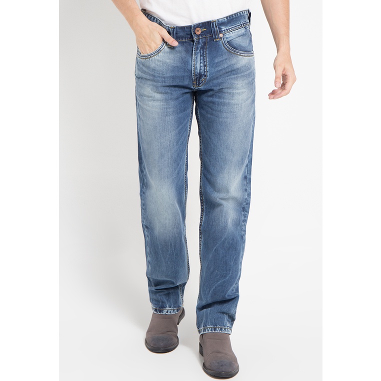 Celana Jeans Lois Original Pria Pants Kancing dan resleting depan Asli 100% Aesthetic Long Pant Denim Cowo
