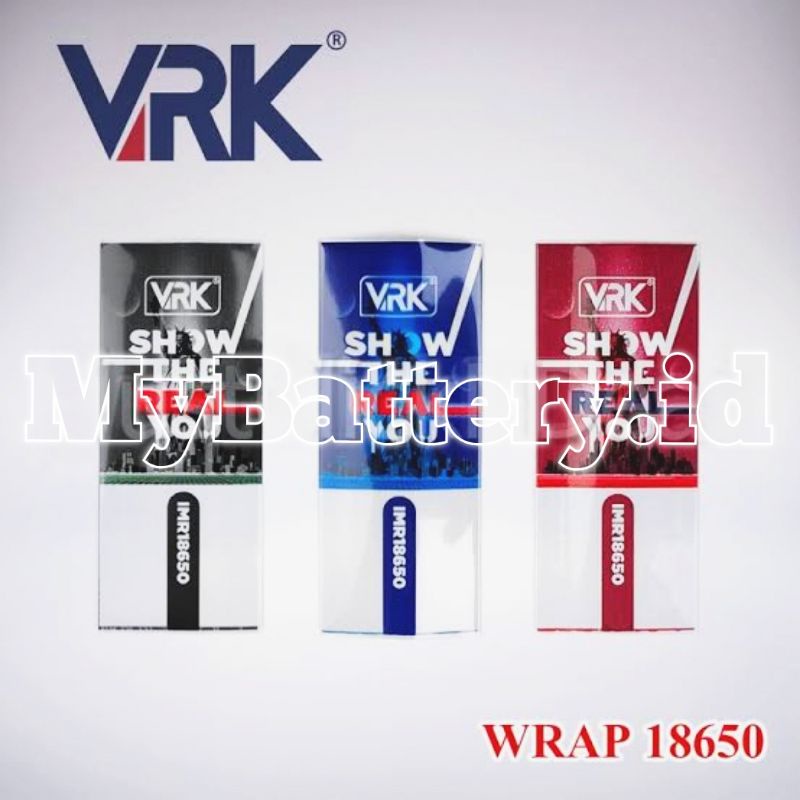 Wrap VRK / plastik pelindung baterai 18650