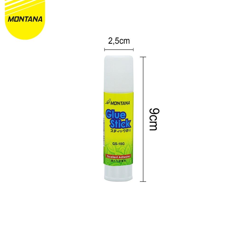 

Big Sale - ATK Glue Stick / Lem Batang Montana GS-10 / 10Gr !!
