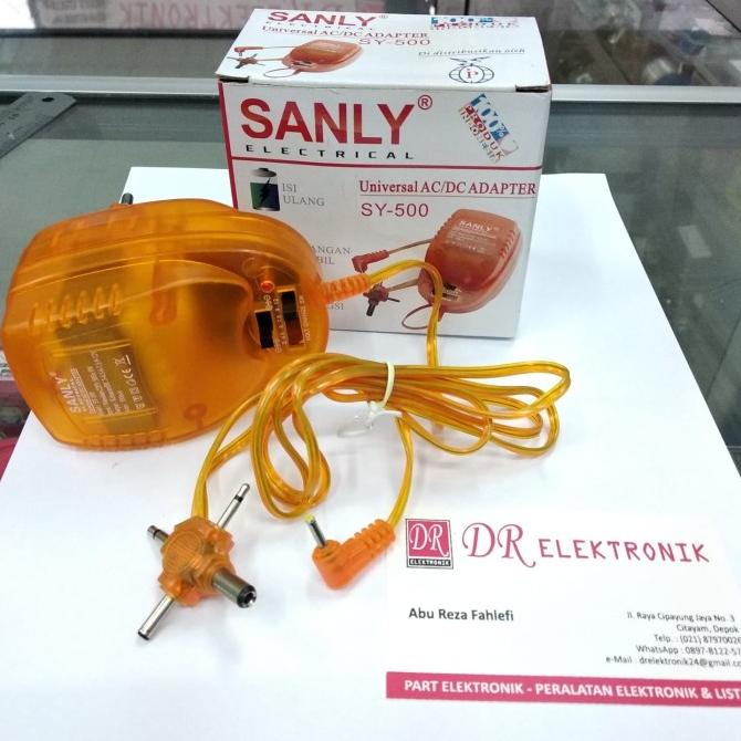 Adaptor Universal Sanly untuk handphone Telepon Portable VCD DVD Game dre3 Ayo Beli