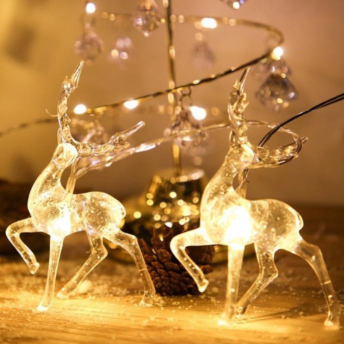 lampu rusa natal outdoor dekorasi pohon natal lampu pohon natal xmas