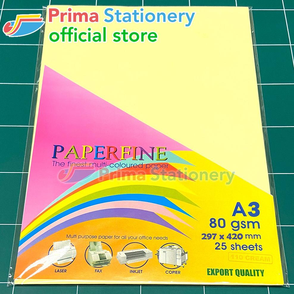 

Promo - Kertas HVS Warna Paperfine A3 Isi 25 Lembar Warna Muda ..
