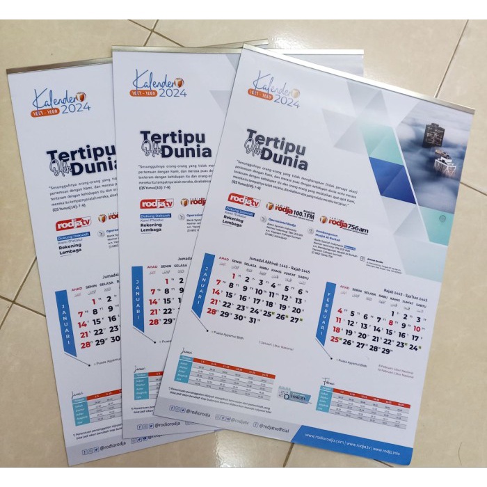 

Terlaris Kalender Rodja 2024 Promo Terbaru