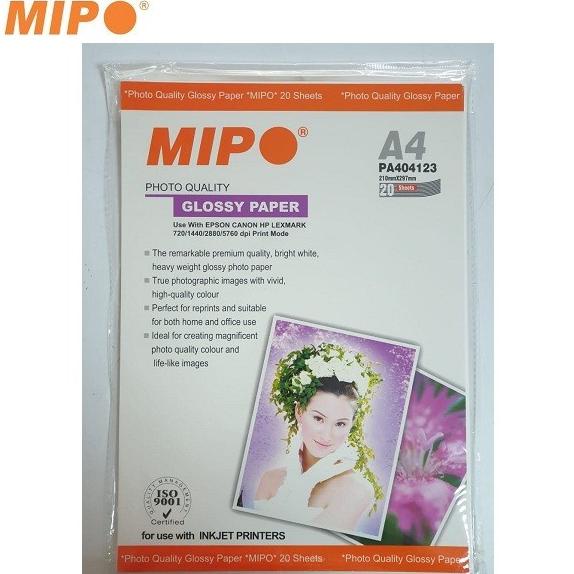 

MIPO Premium Inkjet Photo Paper A4 210gram