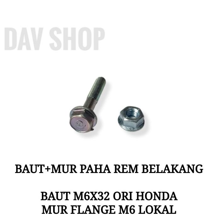 Open DS] BAUT+MUR PAHA REM BELAKANG SUPRA FIT KIRANA KARISMA SUPRA X 125 ORI