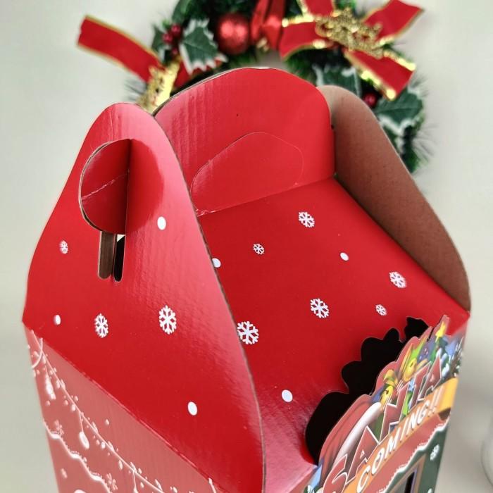 

Box Packaging Christmas / Paperbag 3 Toples Kue Kering 500Gr Natal 085