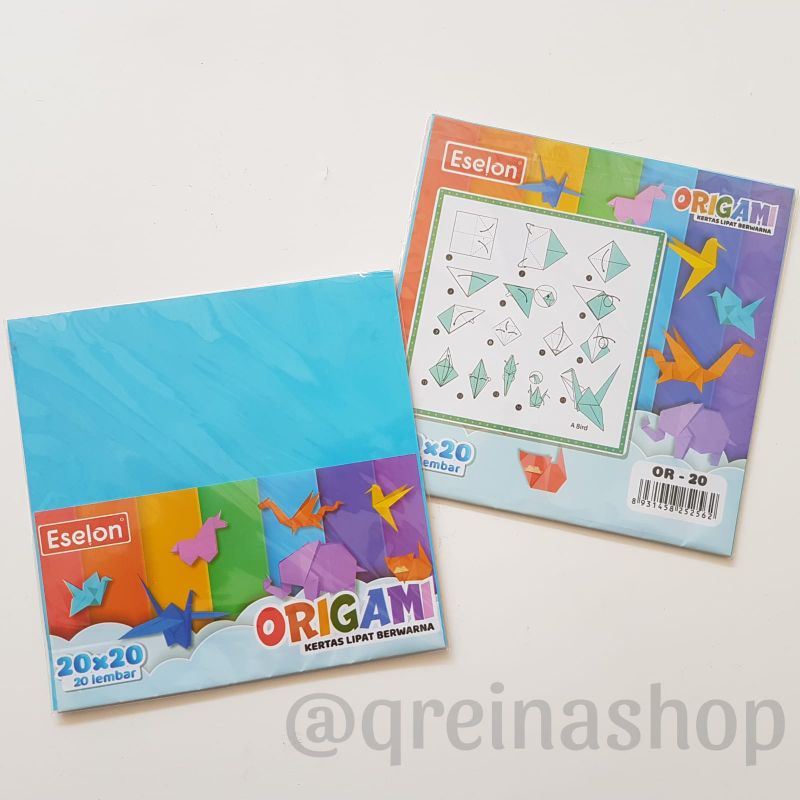 

(BISA COD) Kertas Lipat Bewarna ESELON / Origami ESELON
