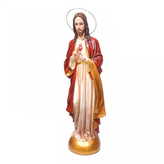 #####] Patung Rohani Tuhan Yesus Hati Kudus 1 Meter(B) Pajangan Patung Gereja