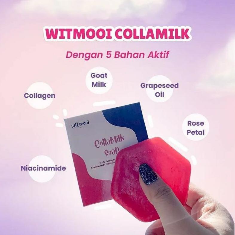 Ready StokSabun Brighteng witmooi/Witmooi Collamilk Soap
