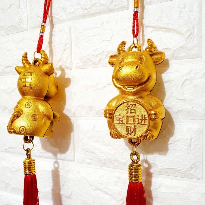 

Gantungan Kerbau Emas Imlek Murah Hiasan Hampers 2021 Murah Sincia Original