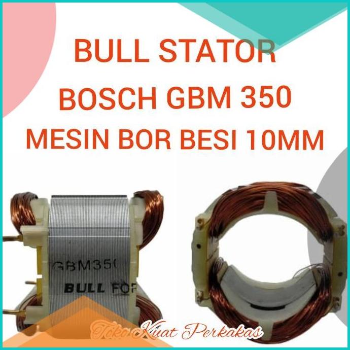 Stator bantalan armature Bosch GBM 350 old bor listrik drill 10mm Bul