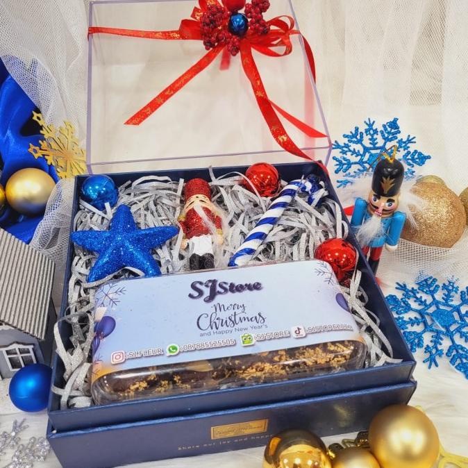 

Terlarisss - Paket Dekorasi Hampers Natal Christmas Parcel Hadiah Kue Kering 375 - Langsung Kirim