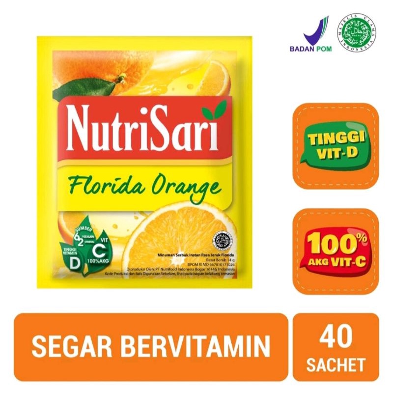 

Nutrisari Es Florida Orange - Minuman Buat Vitamin C & Vitamin D