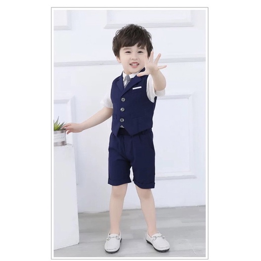 EXCLUSIVE ANAK ANAK William Tuxedo Vest/ Tuxedo Vest Anak Laki Laki/ Setelan Pesta Anak Laki Laki
