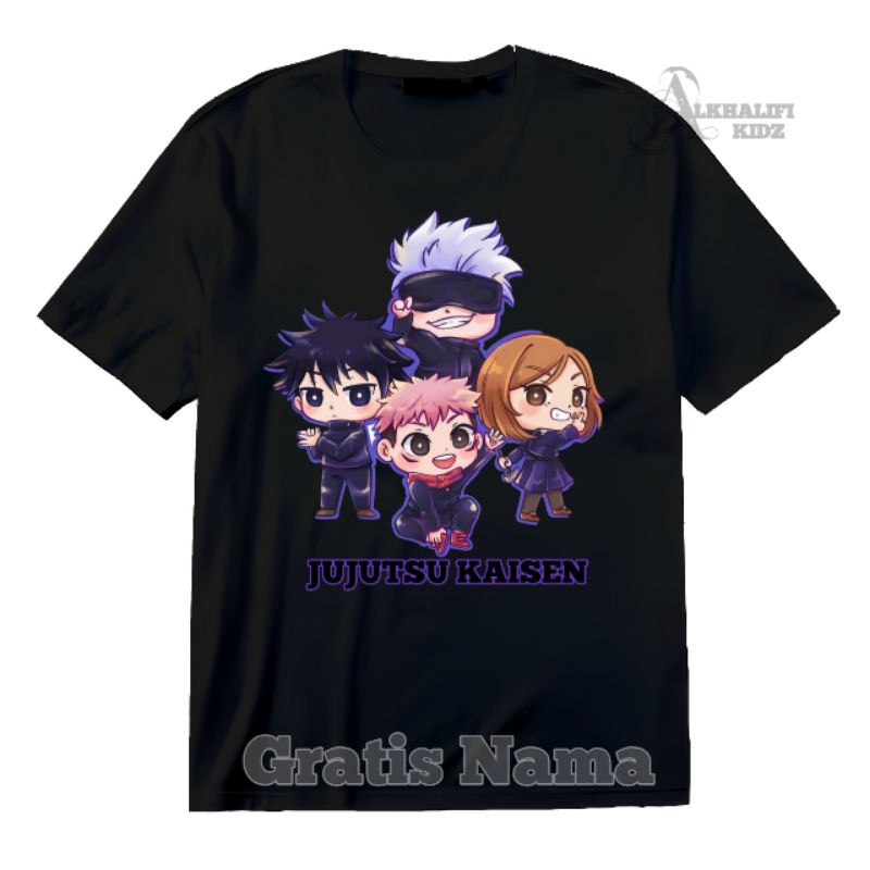 Kaos Anak Baju Atasan Anak Jujutsu Kaisen Unisex