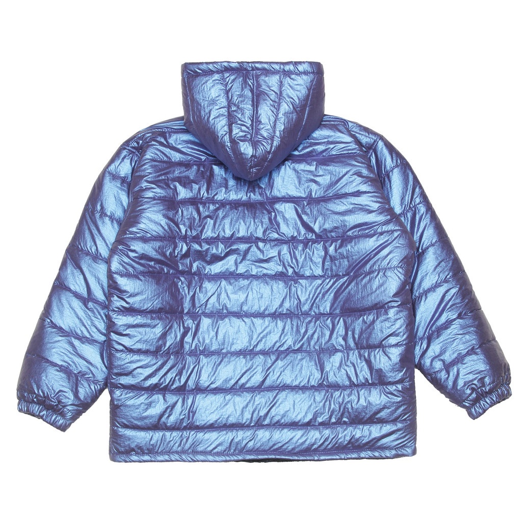 [KOLEKSI TERBARU] ZAAS TIMEBOMB JACKET Puffer Coat Jaket Jaket Puffer ( PUFFER HOLOGRAM BIRU TOPI)