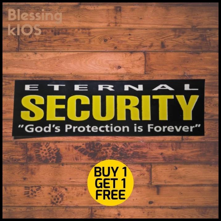 

GRATIS ONGKIR STIKER ROHANI KRISTEN - ETERNAL SECURITY- ROHANI STIKER !