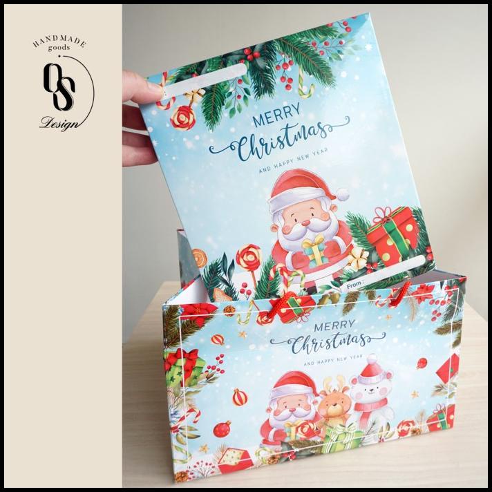 

DISKON BOX KUE NATAL DUS SEKAT MIKA CHRISTMAS HAMPER PACKAGING KOTAK KUKER !!!!!