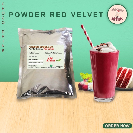 

Powder Red Veet - Bubuk Numan Plain 1 Kg - Blast Tanpa Gula