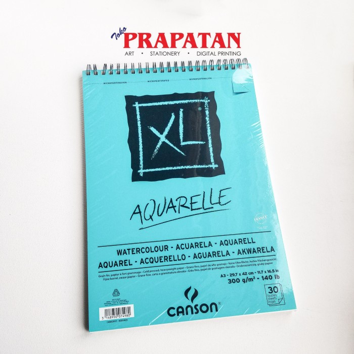 

Promo Canson Xl Aquarelle A3 (Watercolour Pad)