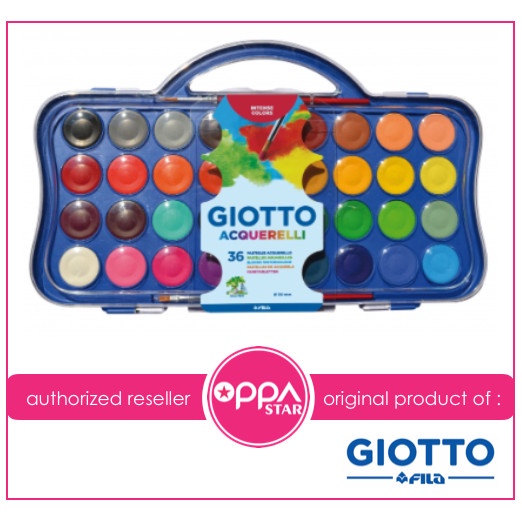

Terlaris Giotto Acquerelli Set 36 Warna Cat Air Watercolors Block Promo Terbaru