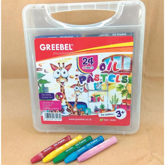 

monggo] GREEBEL OIL PASTEL 24 Warna