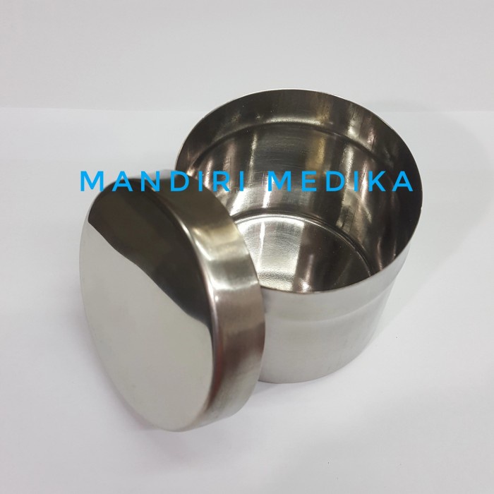 Dressing Jar Tempat Kapas Stainless KEMENKES Original Marwa