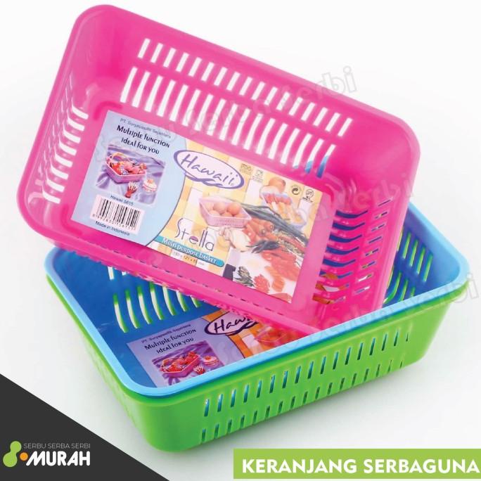 ------] Keranjang Hawaii Stella Baki / Nampan Kecil Plastik Kotak Penyimpanan