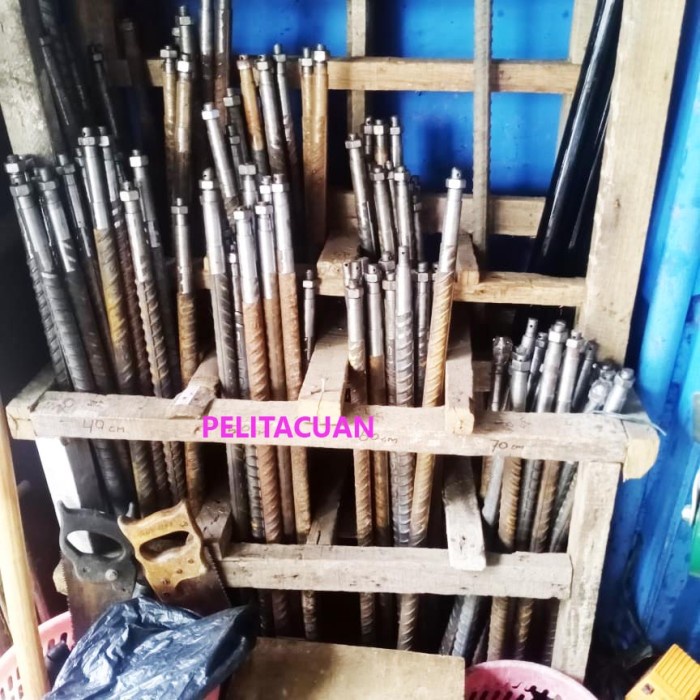 Mitsell Besi As Roda Ban Gerobak Becak