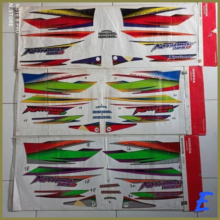 STRIPING LIS BODY HONDA KARISMA 125 D ORIGINAL | HH