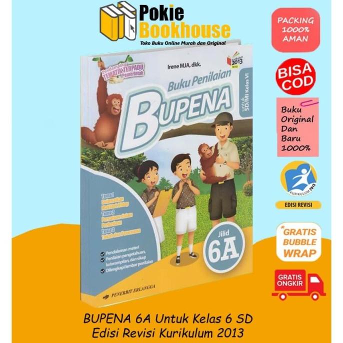 

SALE BEST SELLER ORIGINAL BUPENA 6A KELAS 6 K13N ERLANGGA IRENE DKK Termurah