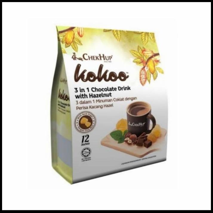 

TERBARU KOKOO CHOCOLATE DRINK 3 IN 1 HAZELNUT - CHEK HUP / CHECK HUP / CHEKHUP !!!!