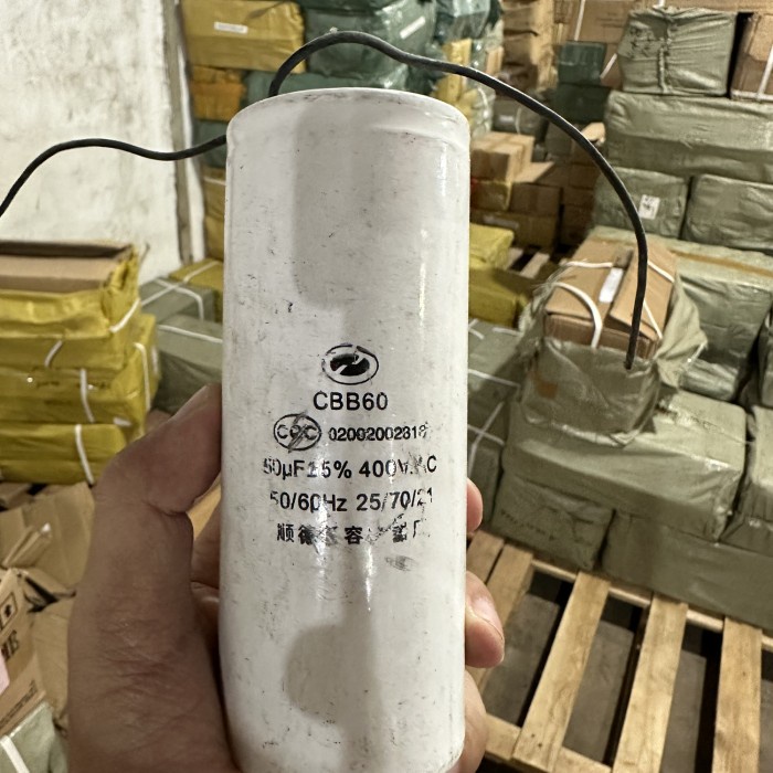Obral Kapasitor 50Uf 400V Ac Motor Running Capacitor 50 Uf 400Vac 50Mf Best
